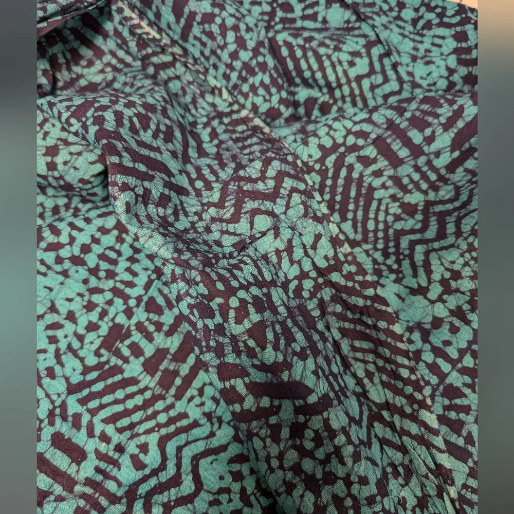 Batik Quilters fabric Blue and turquoise from Quilters Stash